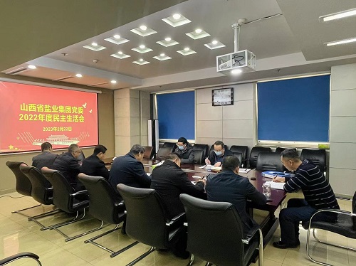 荣耀体育网页版党委召开2022年度民主生活会